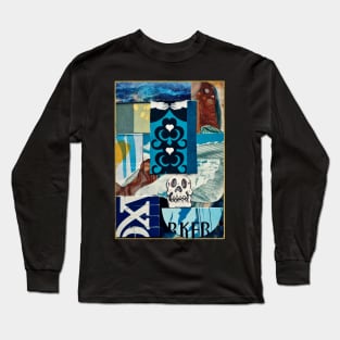 minicollage blues, part II – el mirador Long Sleeve T-Shirt